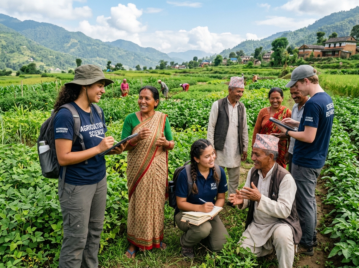 Agricultural survey in fields